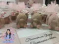 Подаръчета за гости - мече с буквичка , снимка 4