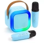 ✨Детска караоке колонка с два микрофона, LED светлини и Bluetooth - 3 цвята, снимка 2