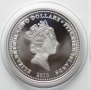 Сребърна монета 2 долара 2010 Годината на Тигъра, снимка 2