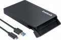 Inateck кутия за 2.5 "SATA SSD, HDD, USB C към SATA адаптер USB 3.0 , снимка 1
