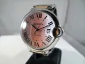 Cartier Ballon Bleu 36mm Steel & Pink Gold MOP Pink Dial Дамски Различни Варианти, снимка 6