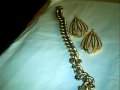 красиви pozlatani брасли е обеци, снимка 4