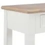 vidaXL Конзолна маса, бяла, 110x35x80 cм, дърво, снимка 5