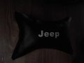 ТОП Цена за 2 бр-18лв кожени възглавнички с лого и надпис Джип Jeep , снимка 1