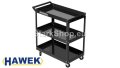 Метална количка за инструменти с три рафта HAWEK, снимка 2
