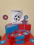 Футболна картонена торта за момчета , снимка 1 - Други - 39421541