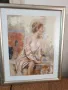 Ефектна принт картина- Дама 2 ,, снимка 1
