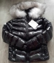 Moncler Дамско Лачено Зимно Яке С Естествен Пух На Качулката Монклер - 3 Цвята Код W.S.O.12, снимка 3