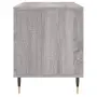 vidaXL Шкаф за винилови плочи сив сонома 100x38x48 см инженерно дърво, снимка 5