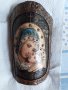 Икони декупаж върху керемида Св.Богородица, снимка 1 - Икони - 34262377