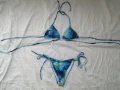 S, M, L нов комплект дамски бански от две части с принт marble , снимка 6