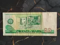 Банкнота - Германия (ДДР) - 20 марки | 1975г., снимка 2