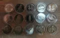 колекция от 15 монети х 5 лева (1980- 1989 г.) без повтарящи се, снимка 2