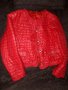 Късо червено шушляково яке, снимка 3