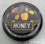 Капачки за буркани с пчелен мед ”honey black limited”, снимка 1 - Други стоки за животни - 30015458
