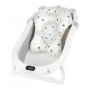 Бебешка вана Extralink Kids, сива, с LED термометър, 0-3 месеца, комплект за грижа, снимка 8