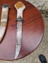 Уникална арабска антикварна кама ханджар нож, снимка 7