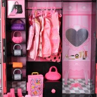 Комплект кукла с куфар - гардероб, снимка 4 - Кукли - 42038026