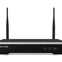 2x Антени WiFi NVR Wireless 2.4GHz Hikvision DS-7104NI-K1/W/M 4 Канален FULL HD 4MPx IP Камери H265+, снимка 1 - IP камери - 41502094