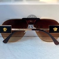 Versace VE2252 мъжки слънчеви очила авиатор унисекс дамски, снимка 13 - Слънчеви и диоптрични очила - 41839831