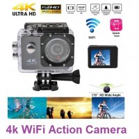 Екшън Камера Ultra HD 4K 30FPS WiFi 2.0 инча- А-3594, снимка 1 - Аксесоари и консумативи - 39848406