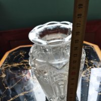 стара кристална ваза арт деко, снимка 2 - Други ценни предмети - 41119519