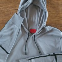 hugo boss denry hoodie - страхотно мъжко горнище КАТО НОВО, снимка 4 - Спортни дрехи, екипи - 39700708