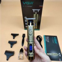 VGR V-091 Професионален акумулаторен електрически тример за коса с метално острие, снимка 2 - Тримери - 42394828