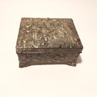 Японска стара кутийка метал и дърво Уникат Made in Japan, снимка 1 - Други ценни предмети - 41680068