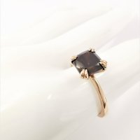 Уникален пръстен с натурален тъмно оранжев диамант 2 карата, снимка 6 - Пръстени - 41834797