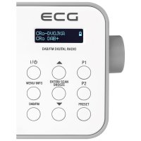 Радио ECG RD 110 DAB White, Опция за аларма, Бял, снимка 2 - Други - 41547083