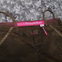Superdry карго дамски/мъжки камуфлажни панталони, XS, снимка 4 - Панталони - 38648952