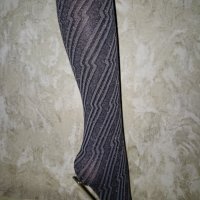 Нов чорапогащник с диагонални зигзагообразни ивици с брокат , снимка 7 - Бельо - 39654154