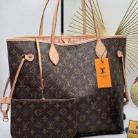 Кафява чанта/реплика  Louis Vuitton Neverfull  код IM67TY, снимка 1 - Чанти - 41759870