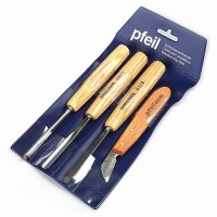 Компактни инструменти за дърворезба Pfeil, комплект от 4 части, снимка 1 - Други инструменти - 41544523