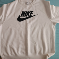   Суичър Nike бял, снимка 2 - Спортни дрехи, екипи - 44821191