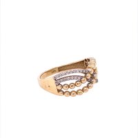 Златен дамски пръстен 2,51гр. размер:58 14кр. проба:585 модел:20128-1, снимка 3 - Пръстени - 42554770