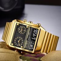 FOXBOX кварцов часовниk модел 2023, с японски кварцов механизъм, уникален дизайн , снимка 4 - Мъжки - 40438738