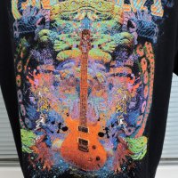 Santana 2015 Euro Tour Double Sided Graphic T-Shirt  Official Merch - мъжка тениска размер XL  , снимка 3 - Тениски - 44498996