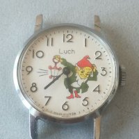 Анимиран часовник Luch. Made in USSR. Vintage watch. Механичен. Колекционерски, ретро модел. Детски, снимка 6 - Детски - 41519016