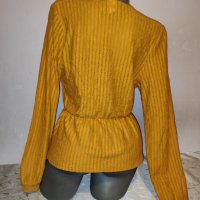 Елегантна блуза H&M  р-р Л , снимка 5 - Блузи с дълъг ръкав и пуловери - 44148439