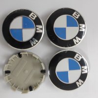 Капачки за Джанти за BMW 56, 60 и 68 мм. Цвят: Синьо/Бяло и Черно/Бяло. Комплект 4 бр., снимка 3 - Аксесоари и консумативи - 40515736