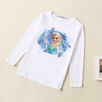 Детски памучни блузи с дълъг ръкав и печат по избор, снимка 3 - Детски Блузи и туники - 35679762