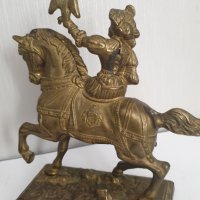 Стара бронзова фигура, снимка 7 - Антикварни и старинни предмети - 41904887