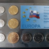Словения - Комплектен сет от 9 монети , UNC, снимка 1 - Нумизматика и бонистика - 42493464