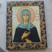Икона Дева Мария , снимка 2 - Икони - 40971192