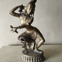 Стара статуетка -Буда, снимка 1 - Други ценни предмети - 44715562