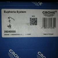 Grohe EUPHORIA душ система, с еднохватков смесител, снимка 6 - Душове - 36351424