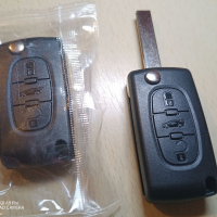Citroen Ситроен - Нов ключ + кутийка, дистанционно - Пежо, Peugeot​, снимка 1 - Аксесоари и консумативи - 36116152