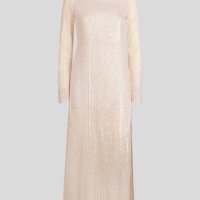 Нова PATRIZIA PEPE Long Dress with Pink Sequins Дълга Дамска Рокля It 42 (BG S размер), снимка 13 - Рокли - 42610703